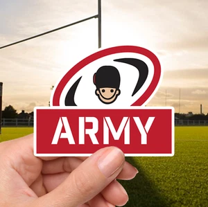 Army Navy Sticker High-Quality Laminated Vinyl Sticker 100mm Wide FREE SHIPPING - Picture 1 of 4