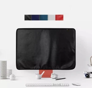 Computer Back Pocket Dustproof PU Leather Display Cover For App le 24 in IMac AU - Picture 1 of 18