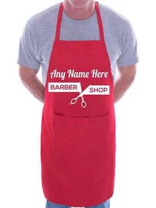 Printshop2000 personalisierte Schürze Friseur Stylist Ihr Name hier Name Friseur - Bild 1 von 5