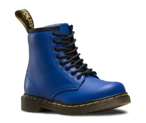 Dr. Martens Kids 8 Loch Brooklee Wild Blue Softy T - Picture 1 of 18
