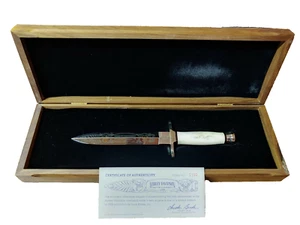 BUCK CUSTOM USA 1986 HARLEY DAVIDSON 50th Anniversary V-Twin Engine Dagger 838 - Picture 1 of 12