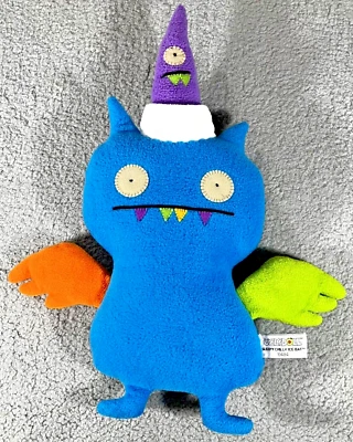 Boneca Uglydoll Ugly Pelúcia Sonolento Frio Taco de Gelo 18" Polegadas 2014 Gund 10484 Azul - Imagem 1 de 4