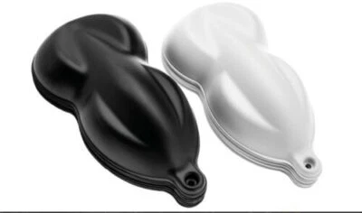 PERFECT PEARLS AND PIGMENTS SPEED SHAPES BLACK / WHITE 9" - SAMPLE SHAPES DISPLAY SHAPES / HYDROGRAPHICS