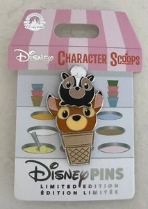 PIN HELADO FLOR BAMBI CUCHARADAS PERSONAJES PARQUES DISNEY NUEVO EN TARJETA - Imagen 1 de 3