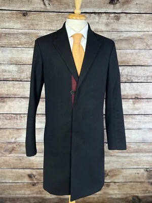 Theory Bower Top Coat Wool Overcoat Size S - Image 1 of 4