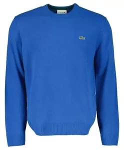 Lacoste Mens 's Regular Fit Crew Neck Cruelty-Free Wool Sweater - Picture 1 of 2