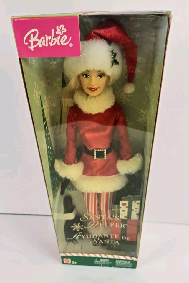 Barbie Santa's Helper Doll Bilingual Edition 2004 Mattel #B6271 NRFB