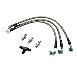 Stainless Steel Brake Boost Delete Lines Fit 1992-2001 Honda Civic/Acura Integra Foto 1 de 4