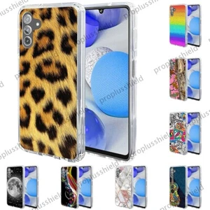 For Samsung Galaxy A13 5G Slim Shockproof Hybrid Printed Case+Tempered Glass x5 - Picture 1 of 27
