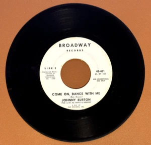 Johnny Burton - Slave Girl - NORTHERN SOUL - DISQUE PROMO 7" - RARE - Photo 1/2