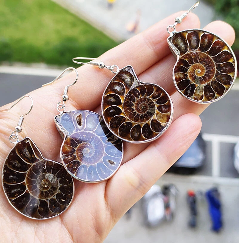 5 pairs Natural Orgonite Ear Pendants Earrings Life Energy Talisman Amulet  - image 1 of 1