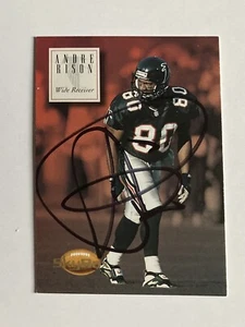 ANDRE RISON SIGNED ATLANTA FALCONS CARD #26 - Picture 1 of 1
