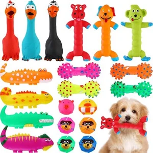 Shappy 20 Pcs Squeak Latex Puppy Toy Squeaky Dog Toys as shown in pictures - Picture 1 of 6