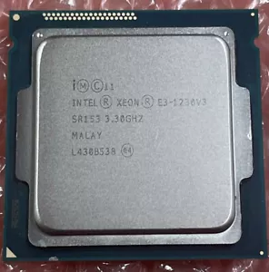 Intel Xeon E3-1230 v3 3.30GHz 8MB LGA 1155 SR153 CPU Processor 80W Workstation - Picture 1 of 1