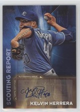2016 Topps Update Scouting Report Auto Kelvin Herrera #SRA-KH Auto