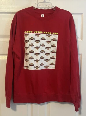 Sudadera Jerry Juice Para Hombre Grande L Roja Pale Ale Fairbanks Alaska Brewery Foto 1 de 4