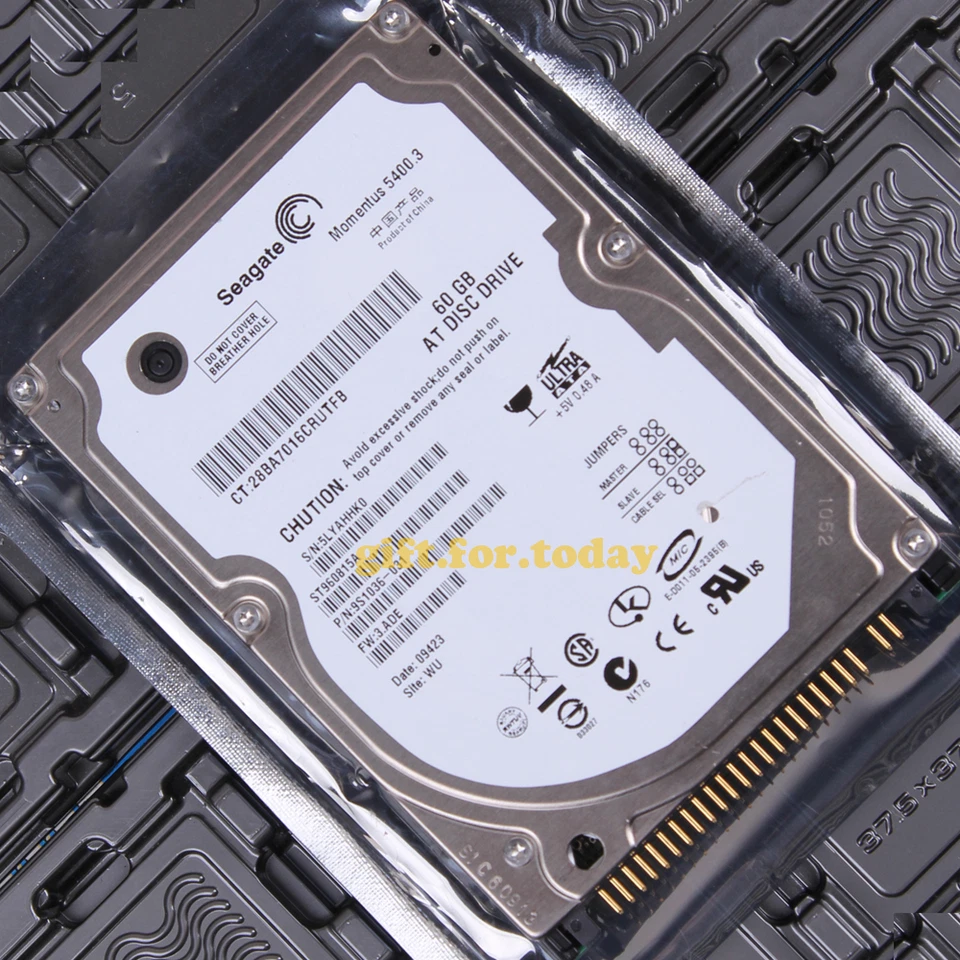 For Seagate (ST960815A) 60 GB 5400 RPM IDE PATA 2.5" Internal Hard Drive HDD - Image 1 of 1