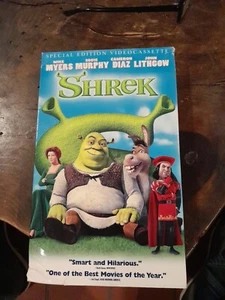 Shrek VHS 2001 Big Box Special Edition Videocassette Dreamworks - Picture 1 of 12