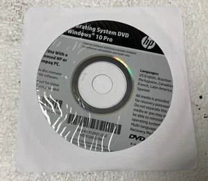 HP Windows 10 Pro 64-bit Operating System DVD Kit 912602-DN2 No Product Key - Picture 1 of 2