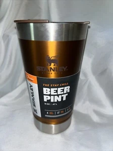 Stanley Coperchio e Apripinta Birra Isolato Acciaio Inox 16 Oz Nuovo - Foto 1 di 8