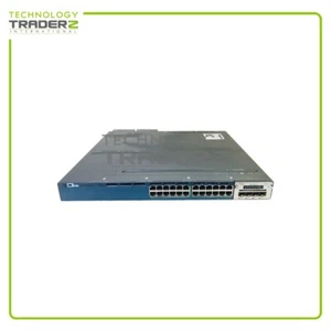 WS-C3560X-24P-L V02 Cisco 3560X 24 Port PoE+ Ethernet Switch W/ 1xC3KX-NM-1G V01 - Picture 1 of 2