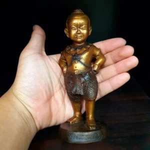 Amuleto Thai Kuman Thong Chindamanee LP Sakorn Wat Nong Klub bambola fortunata talismano. - Foto 1 di 4