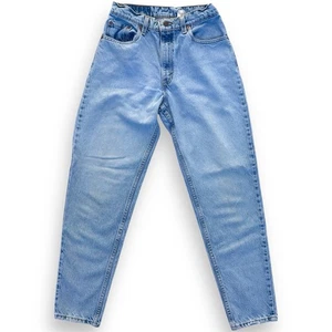 Vintage Levi's 550 Damenjeans 9 Medium helle Waschung entspannte Passform spitz zulaufendes Bein Denim - Bild 1 von 10