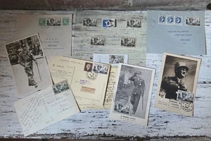 03K6 LOT DE LETTRES CARTES POSTALES 1 ER JOUR ET TIMBRES DU GENERAL LECLERC - Photo 1 sur 23