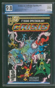 Crisis on Infinite Earths #1 CGC PGX 9.8 Perez Wolfman "Blue Beetle" DC 1985 - Picture 1 of 2