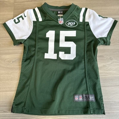 Camiseta de fútbol Nike New York Jets Tim Tebow #15 verde joven niños talla mediana Foto 1 de 4