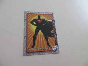 1993 SKYBOX THE RETURN OF SUPERMAN PROMO CARD # 0 SIGNED BRETT BREEDING, POA - Picture 1 of 2