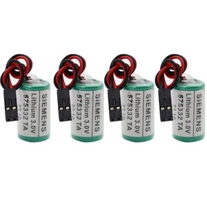 4x 3V 1.2Ah 575332TA /6FC5247-0AA18-0AA0 PLC Battery For SIEMENS 810D 840D PLC - Picture 1 of 5