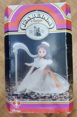 Poupée italienne Furga Isabella e l’arpa poupée bambola Vintage 1978 - Photo 1/4