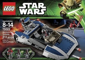 LEGO Star Wars: Mandalorian Speeder (75022) complete with manual 