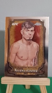2025 Topps Chrome UFC Brandon Royval Allen And Ginter #AAG-10 Flyweight  - Picture 1 of 6