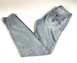 Rock Revival Celinda Ankle Skinny Jeans Distressed verziert Damen Gr. 26 - Bild 1 von 12