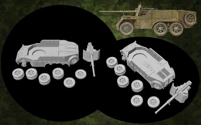 Maqueta para montar y pintar - Vehículo militar .  Breda 501-90/53 - 1/72 - Immagine 1 di 2