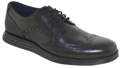 Cole Haan Hombre Original Grand Punta de Ala Oxford Negro Estilo C27984 Foto 1 de 3