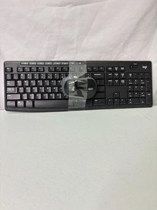 Logi Wireless K270 Klawiatura i mysz M185 Zestaw Złącze bezprzewodowe USB - Zdjęcie 1 z 5