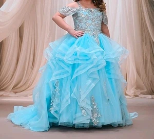 Girls Size 12 Pageant Dress - Picture 1 of 4