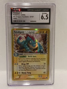 Feraligatr Delta Species 2/101 Dragon Frontiers Holo CGC 6.5 EX/NM+ BEAUTIFUL - Bild 1 von 2