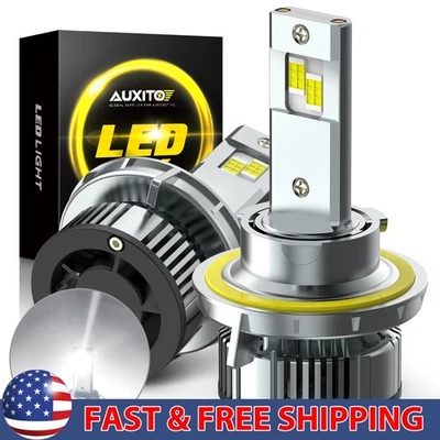 AUXITO H13 LED Headlight for Ford F250 F350 05-22 Super Duty High Low Beam 2/4X - Image 1 of 4