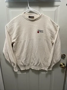 Suéter De Colección Andrew Rohan Blanco Tejido Marca Fabricantes Algodón Talla XL Hecho en EE. UU. - Imagen 1 de 10