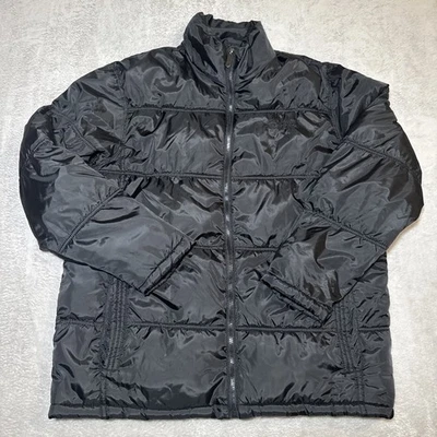 Chaqueta Polo Sur Para Hombre XL 'X-Pedition' Negra Puffer Cremallera Completa Brillo Metálico Foto 1 de 4