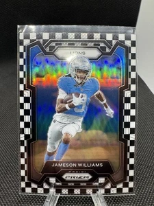 2023 Panini Prizm - Jameson Williams #99 Black & White Checker Prizm - Bild 1 von 2