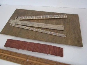 Vintage Lot HO 1/87 Scale Wood Built Wharf Dock Building Parts For Train Layout - Picture 1 of 4