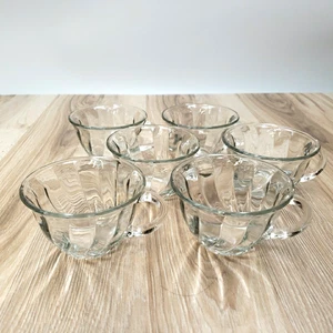 ANCHOR HOCKING Set of 6 Victoria Swirl Design Punch Cups Vintage (S2-13) - Picture 1 of 7