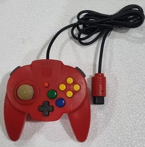 Nintendo 64 Hori Mini Controller Red Control Pad n64 Japan - Picture 1 of 2