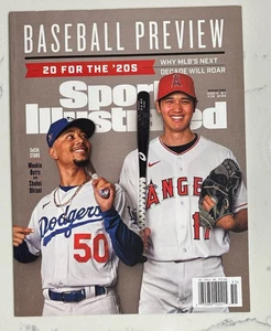 Mookie Betts Shohei Ohtani SPORTS ILLUSTRATED Magazine 2020 Newsstand No Label - Picture 1 of 6