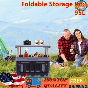 Folding Storage Box Outdoor Portable Camping Collapsible Box Organizers - Picture 1 of 24